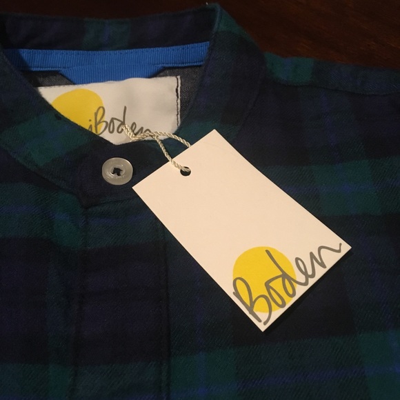 NEW Mini Boden Plaid Flannel Shirt - Picture 2 of 3